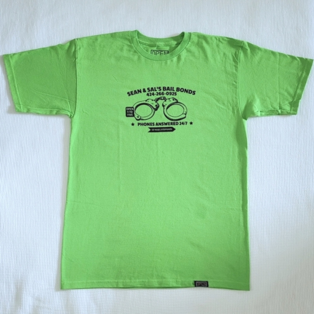 Open 925🕘🕔 "Sean & Sal's Bail Bonds"💵 Graphic Tee👕 - NWOT